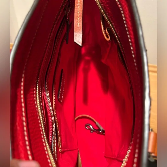 Dooney & Bourke Pebble Grain Charlotte Tote - Picture 5 of 9